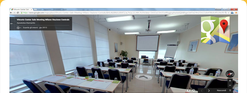 Mappa Vitruviocenter Milano